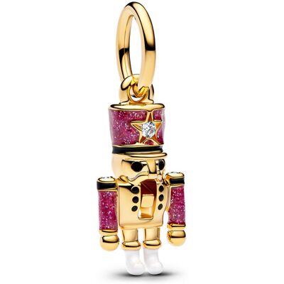 Pandora 763583C01 - Notenkraker - Zilver 925 - Goudkleur verguld - Bedel Pandora 763583C01 - Notenkraker - Zilver 925 - Goudkleur verguld - Bedel