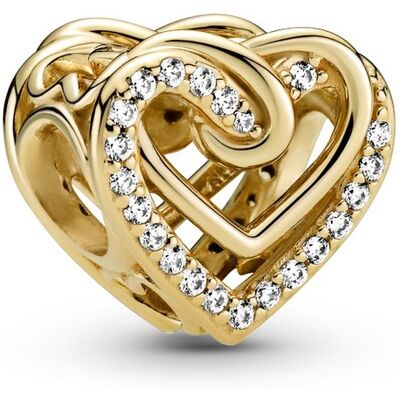 Pandora 769270C01 - Sprankelende Verstrengelde Harten - Bedel Pandora 769270C01 - Sprankelende Verstrengelde Harten - Bedel