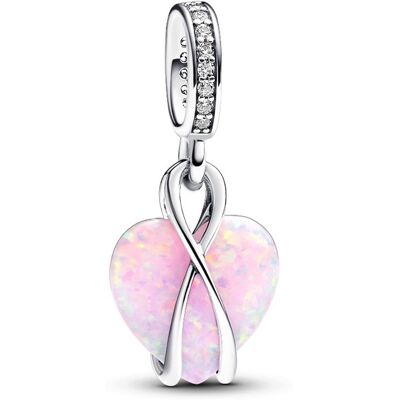 Pandora ME 793202C01 - Mum Opalescent Heart - Bedel Pandora ME 793202C01 - Mum Opalescent Heart - Bedel