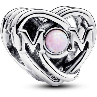 Pandora 793233C01 - Mum & Heart Charm - Bedel Pandora 793233C01 - Mum & Heart Charm - Bedel