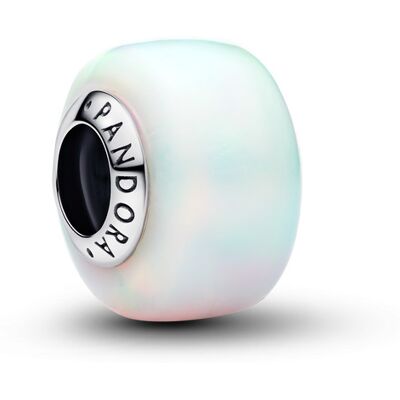 Pandora 794245C01 - Zilver - Witte opaal steen- bedel Pandora 794245C01 - Zilver - Witte opaal steen- bedel