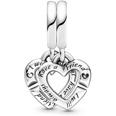 Pandora 799538C01 Moments - Verstrengelde Zussenharten Deelbare - Hangende Bedel Pandora 799538C01 Moments - Verstrengelde Zussenharten Deelbare - Hangende Bedel