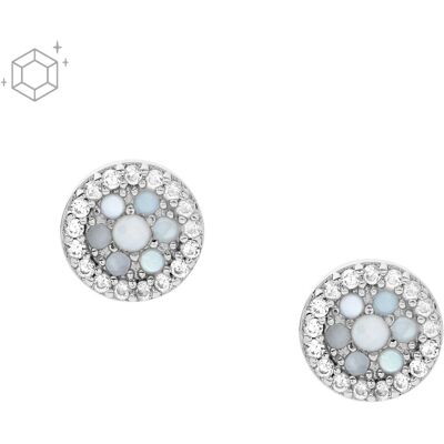 Fossil Sieraden Fossil JFS00518040 - Vintage Glitz - Silver - Oorbellen Fossil Sieraden Fossil JFS00518040 - Vintage Glitz - Silver - Oorbellen