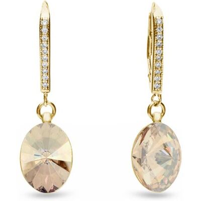 Spark KACG412214GS - Oval Chic Gold - Oorbellen Spark KACG412214GS - Oval Chic Gold - Oorbellen