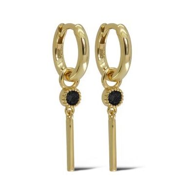 Karma A127GP_BL - Hoops Tube - Oorbellen Karma A127GP_BL - Hoops Tube - Oorbellen