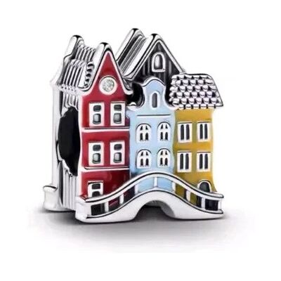 Pandora 794934C01 - Kleurrijke Huizen - Bedel Pandora 794934C01 - Kleurrijke Huizen - Bedel