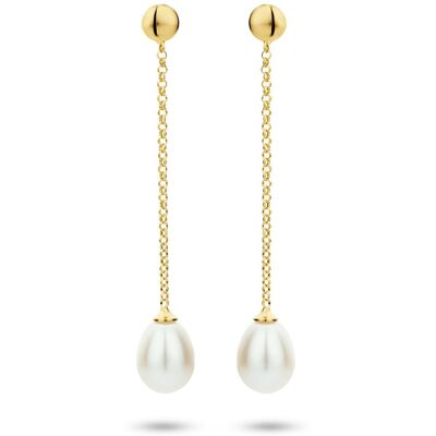 Casa Jewelry Casa PO.0071.00 - Tahiti Max Goudkleur - Oorbellen Casa Jewelry Casa PO.0071.00 - Tahiti Max Goudkleur - Oorbellen