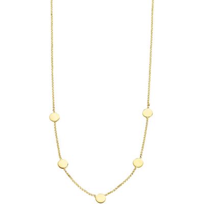 Casa Jewelry Casa ketting TC.0029.55 Bizou - Goudkleur Casa Jewelry Casa ketting TC.0029.55 Bizou - Goudkleur
