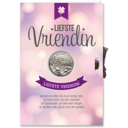 Geluksmunt Cadeaukaart - Liefste vriendin Multi-color other