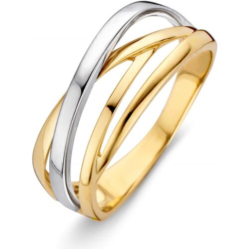 Excellent Jewelry Bicolor Intrigerende Dames Ring Bicolor 17,7mm female