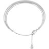 Tommy Hilfiger Zilverkleurige Zendaya Armband met Hanger TJ2780276 Zilverkleurig 19cm female