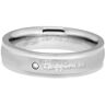 Trouw en/of Relatie-ringen Happiness / wit diamant wit 17,0 mm