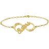 Sisters Armband van Goud met Infinity Hanger > Names4ever Goudkleurig