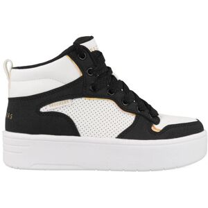 Skechers Court High - Shine Kicks 310192L/WBK Wit / Roze-28 maat 28 Skechers Court High - Shine Kicks 310192L/WBK Wit / Roze-28 maat 28