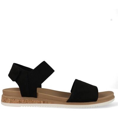 Skechers Sandalen BOBS Desert Kiss Low - Top Look 114710/BLK Zwart-36 maat 36 Skechers Sandalen BOBS Desert Kiss Low - Top Look 114710/BLK Zwart-36 maat 36