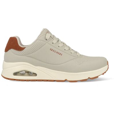 Skechers Uno - Suited On Air 183004/NAT Beige / Wit-46 maat 46 Skechers Uno - Suited On Air 183004/NAT Beige / Wit-46 maat 46