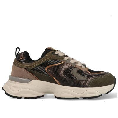 Mexx Sneakers Norah Komo MI001002853W-1129 Zwart / Bronze-42 maat 42 Mexx Sneakers Norah Komo MI001002853W-1129 Zwart / Bronze-42 maat 42