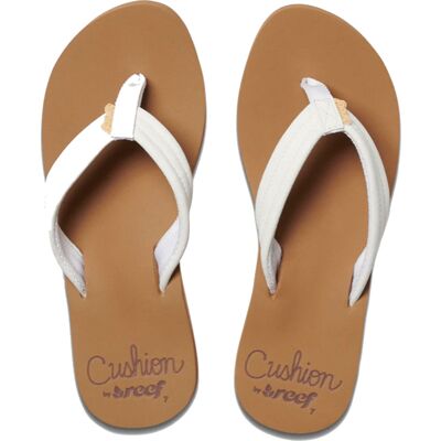Reef Slippers Cushion Breeze RF001454CLD Wit / Bruin-37.5 maat 37.5 Reef Slippers Cushion Breeze RF001454CLD Wit / Bruin-37.5 maat 37.5