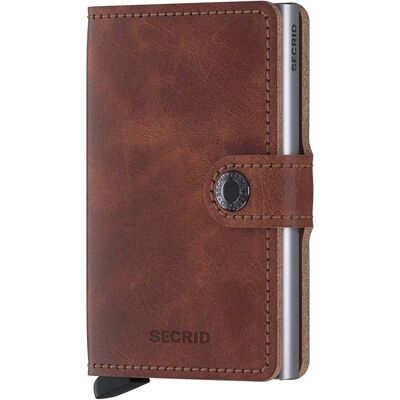 Secrid Miniwallet Vintage Bruin heren Bruin ONE unisex Secrid Miniwallet Vintage Bruin heren Bruin ONE unisex