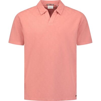No Excess Polo Jacquard Koraal heren Koraal XL,L,3XL,XXL unisex No Excess Polo Jacquard Koraal heren Koraal XL,L,3XL,XXL unisex
