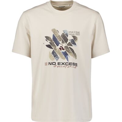 No Excess T-Shirt Crewneck Graphic Beige heren Grijs XXL,L,3XL,M,XL unisex No Excess T-Shirt Crewneck Graphic Beige heren Grijs XXL,L,3XL,M,XL unisex