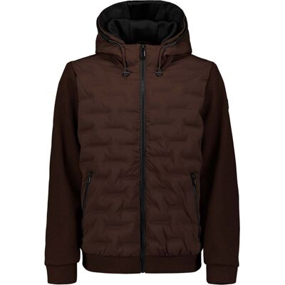 No Excess Jas met Cappuchon Kort Sealed Bruin heren Bruin L,XXL,M,3XL,XL unisex No Excess Jas met Cappuchon Kort Sealed Bruin heren Bruin L,XXL,M,3XL,XL unisex