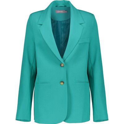 Geisha Oversized Blazer Blauw dames Petrol XL,L,M,XXL,S,XS unisex Geisha Oversized Blazer Blauw dames Petrol XL,L,M,XXL,S,XS unisex
