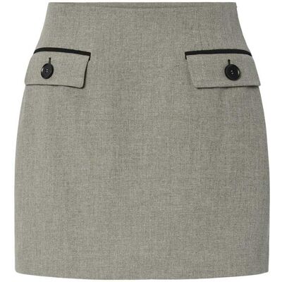 Y.A.S. Rok Avana Grijs dames Grijs 38,36,40,34,42 unisex Y.A.S. Rok Avana Grijs dames Grijs 38,36,40,34,42 unisex