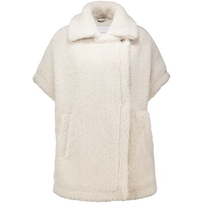 Rino & Pelle Teddy Cape Luca Beige dames Beige S,XS unisex Rino & Pelle Teddy Cape Luca Beige dames Beige S,XS unisex