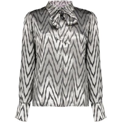 Geisha Blouse Animal Zilver Grijs dames Grijs M,S,XL unisex Geisha Blouse Animal Zilver Grijs dames Grijs M,S,XL unisex