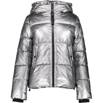 Geisha Jas Metallic Kort Grijs dames Grijs XXL,3XL,S,XL,L unisex Geisha Jas Metallic Kort Grijs dames Grijs XXL,3XL,S,XL,L unisex