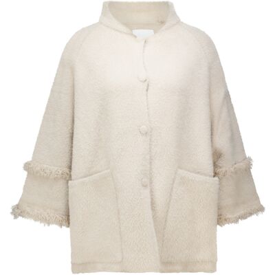 Rino & Pelle Cape Sabe Kaki dames Zand / Kakhi L,M unisex Rino & Pelle Cape Sabe Kaki dames Zand / Kakhi L,M unisex
