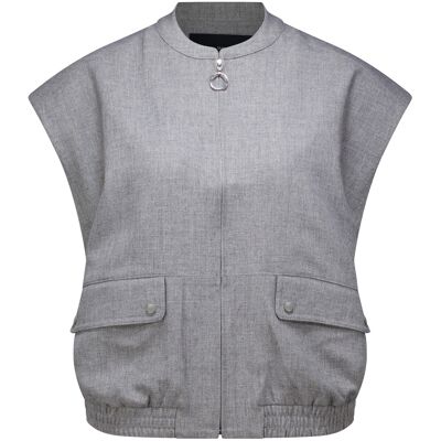 With Black Blazer Marina Tailored Grijs dames Grijs M,S,L unisex With Black Blazer Marina Tailored Grijs dames Grijs M,S,L unisex
