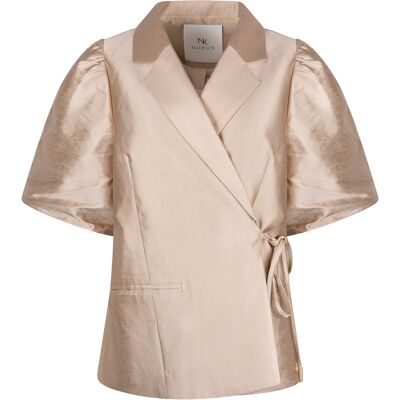 Nukus Blazer Fabienne Goud dames Goud L,S,M unisex Nukus Blazer Fabienne Goud dames Goud L,S,M unisex