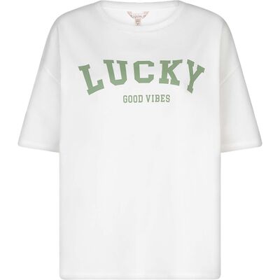 Esqualo T-shirt Terry French Wit dames Wit L,XL,S,M unisex Esqualo T-shirt Terry French Wit dames Wit L,XL,S,M unisex