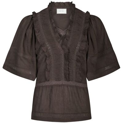 Neo Noir Blouse Evienne Bruin dames Bruin 42,40,36,34,38 unisex Neo Noir Blouse Evienne Bruin dames Bruin 42,40,36,34,38 unisex