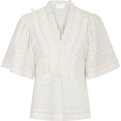 Neo Noir Blouse Evienne Crème dames Creme 34,42,40,38,36 unisex Neo Noir Blouse Evienne Crème dames Creme 34,42,40,38,36 unisex