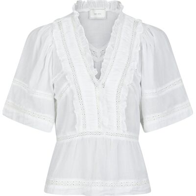 Neo Noir Blouse Evienne Wit dames Wit 42,40,36,38,34 unisex Neo Noir Blouse Evienne Wit dames Wit 42,40,36,38,34 unisex