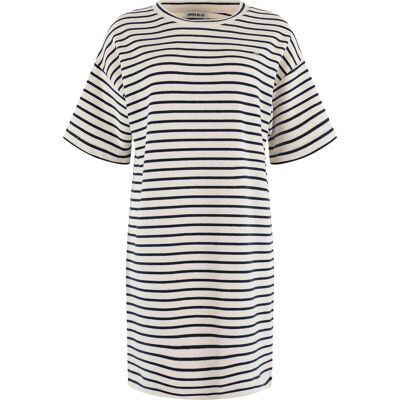 Anna Blue Jurk Striper Blauw dames Navy Streep XL,S,L,XXL,M unisex Anna Blue Jurk Striper Blauw dames Navy Streep XL,S,L,XXL,M unisex