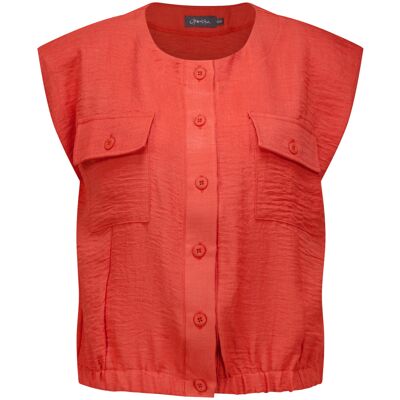 Geisha Blouse Brick dames Brick (baksteen) XXL,S,L,XL,XS unisex Geisha Blouse Brick dames Brick (baksteen) XXL,S,L,XL,XS unisex