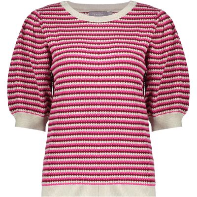 Geisha Pullover Stripe lrx Beige dames Beige M,L,XS,XL,S,XXL unisex Geisha Pullover Stripe lrx Beige dames Beige M,L,XS,XL,S,XXL unisex