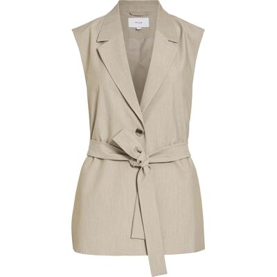 Vila Gilet Vimivo Beige dames Beige 38,40,44,34,42 unisex Vila Gilet Vimivo Beige dames Beige 38,40,44,34,42 unisex