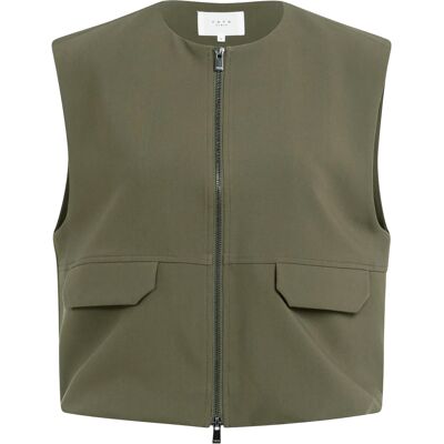 Yaya Gilet Army dames Army Green 40,42,38,36,34 unisex Yaya Gilet Army dames Army Green 40,42,38,36,34 unisex