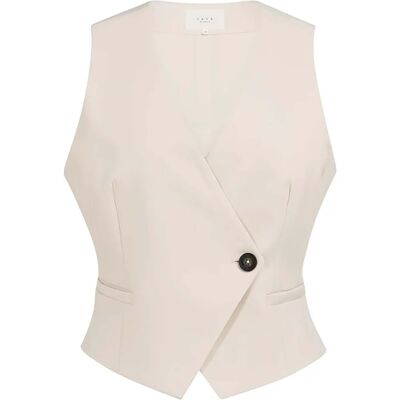 Yaya Gilet Crème dames Creme 40,38,36 unisex Yaya Gilet Crème dames Creme 40,38,36 unisex