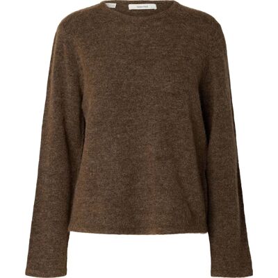 Selected Femme Trui Lulu Bruin dames Bruin M,XS,XL,S,L unisex Selected Femme Trui Lulu Bruin dames Bruin M,XS,XL,S,L unisex