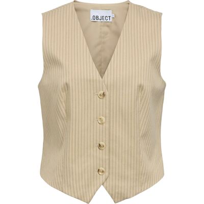 Object Gilet Lisa Kaki dames Zand / Kakhi 40,38,36,42,44 unisex Object Gilet Lisa Kaki dames Zand / Kakhi 40,38,36,42,44 unisex