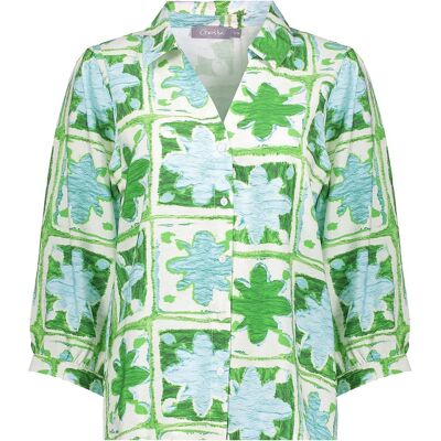 Geisha Blouse Groen dames Groen XS,L,3XL,M,XL,S unisex Geisha Blouse Groen dames Groen XS,L,3XL,M,XL,S unisex