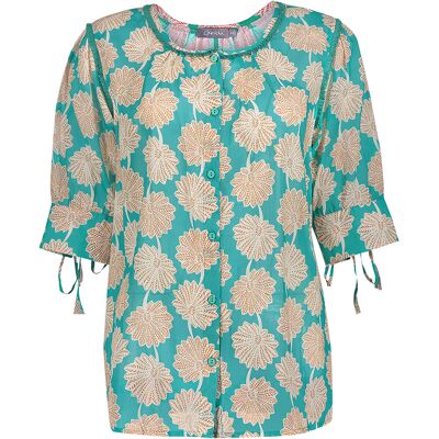 Geisha Blouse Aqua dames Aqua L,XS,S,XL,XXL,M unisex Geisha Blouse Aqua dames Aqua L,XS,S,XL,XXL,M unisex