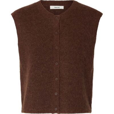 Selected Femme Vest Lulu Button Cognac dames Cognac S,XL,XS,M,L unisex Selected Femme Vest Lulu Button Cognac dames Cognac S,XL,XS,M,L unisex