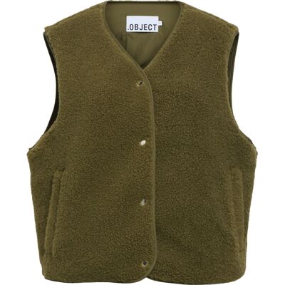 Object Gilet Ella Army dames Army Green 40,38,36,42 unisex Object Gilet Ella Army dames Army Green 40,38,36,42 unisex